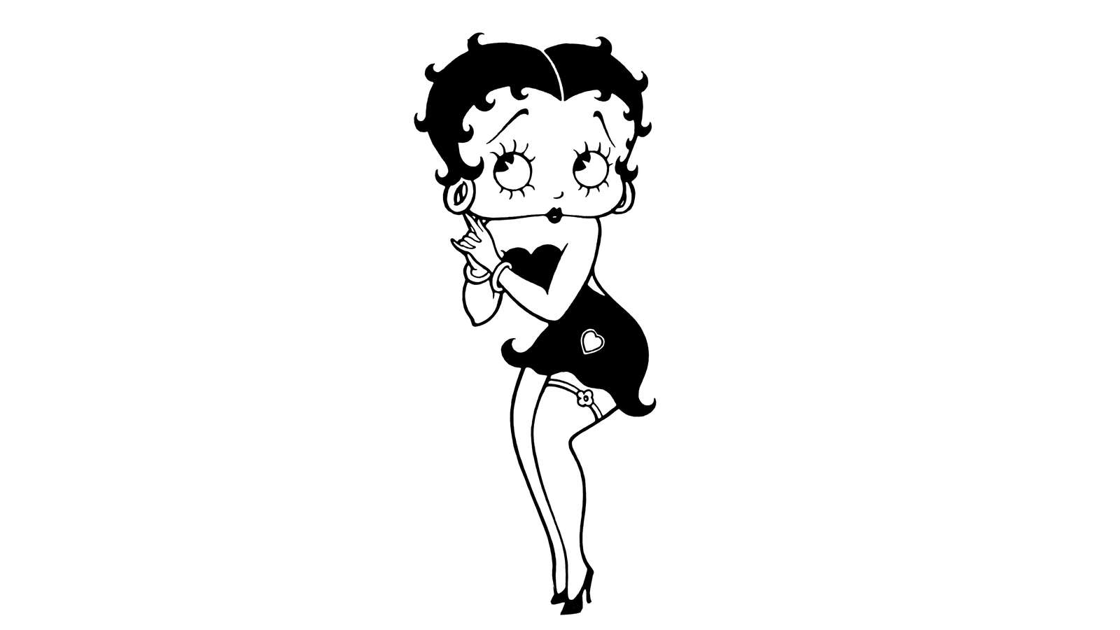 Dibujo de Betty Boop para colorear y pintar #11600