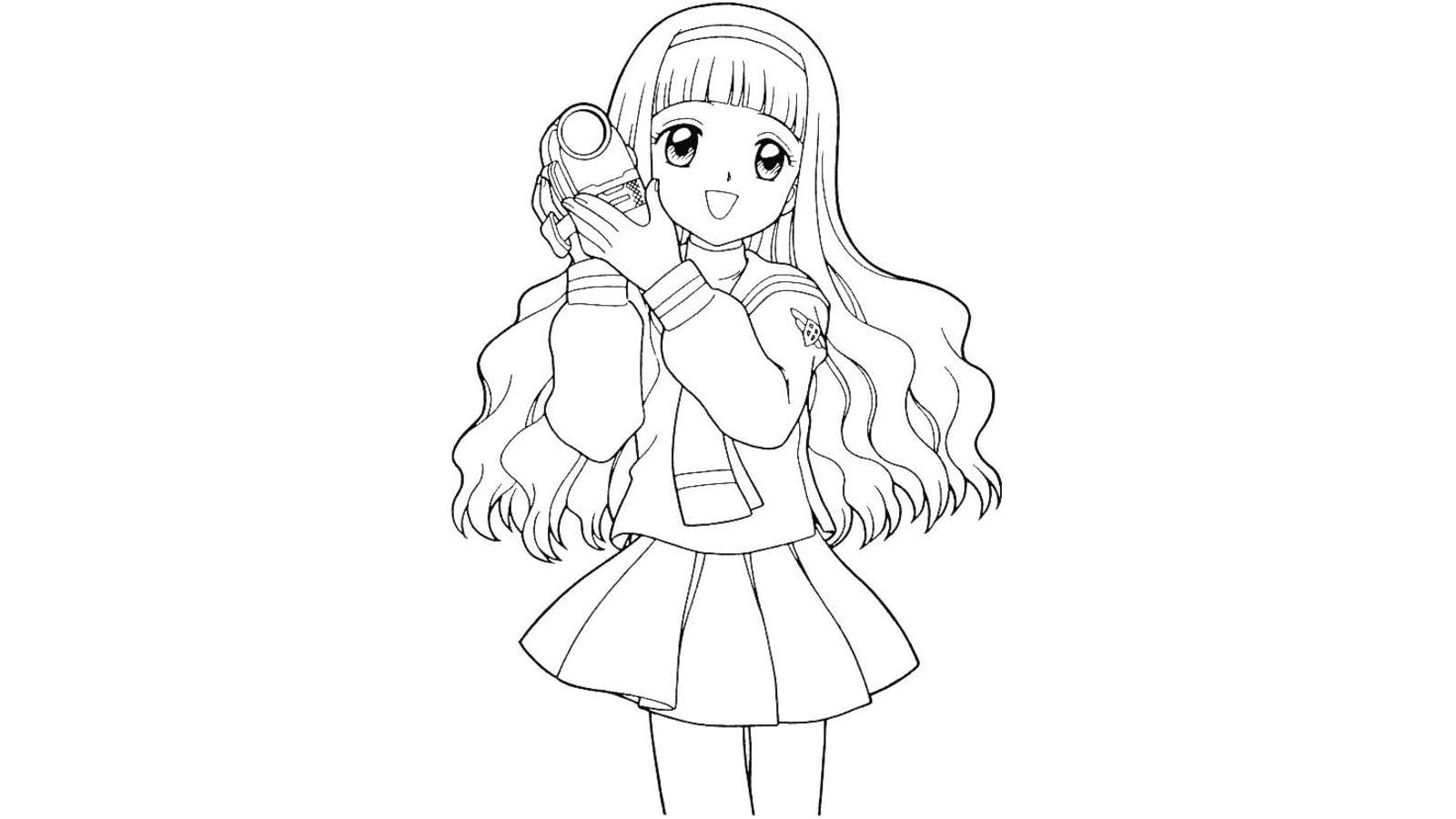Dibujo de Mangas para colorear y pintar #16172