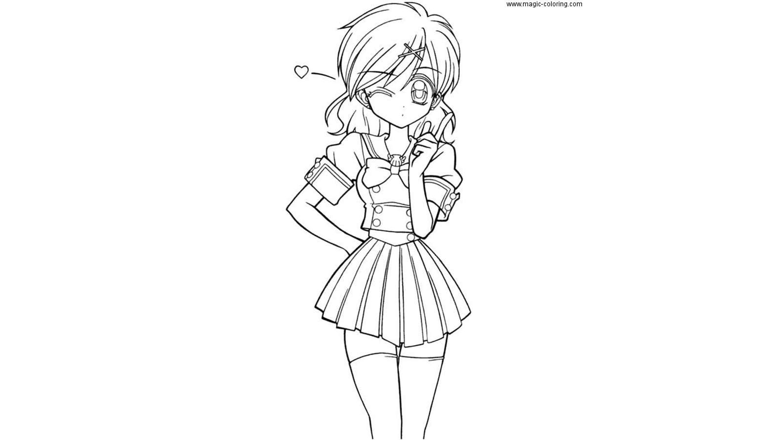 Dibujo de Mermaid Melody: Pichi Pichi Pitch para colorear y pintar #16591