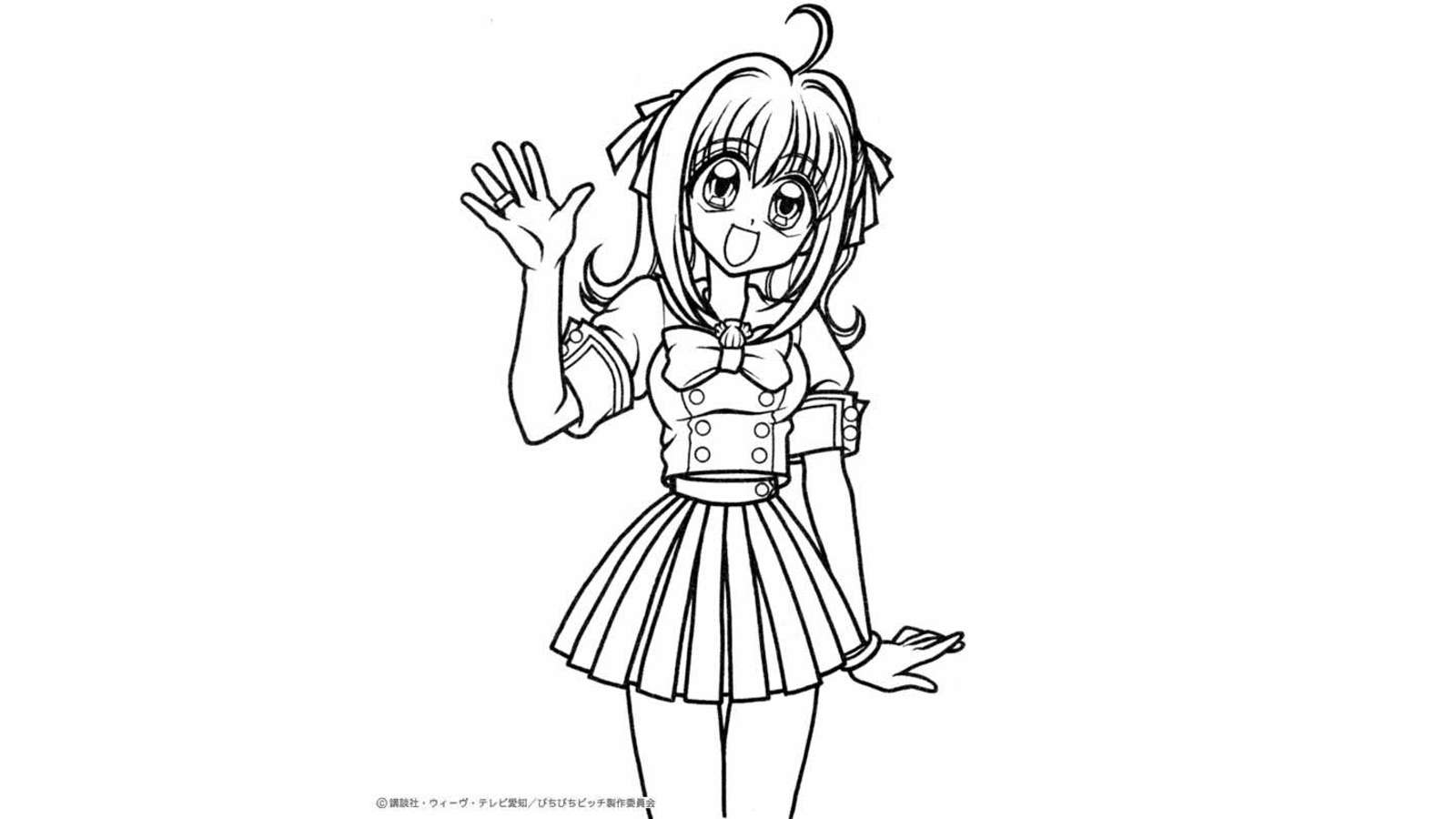 Dibujo de Mermaid Melody: Pichi Pichi Pitch para colorear y pintar #16603