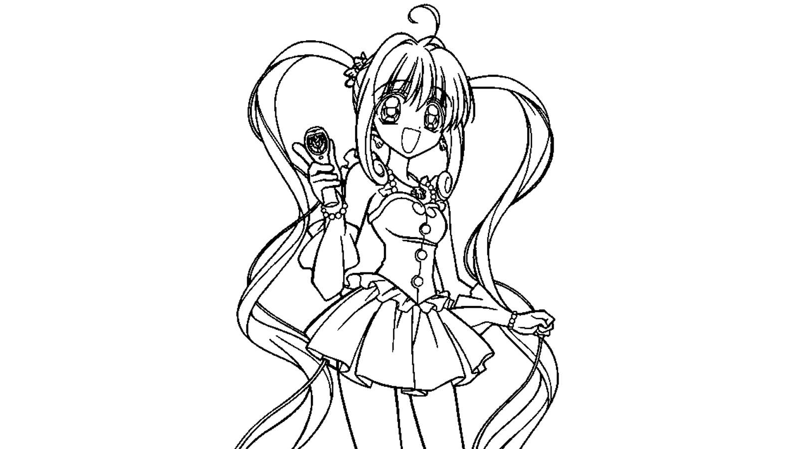 Dibujo para colorear de Mermaid Melody: Pichi Pichi Pitch #16610