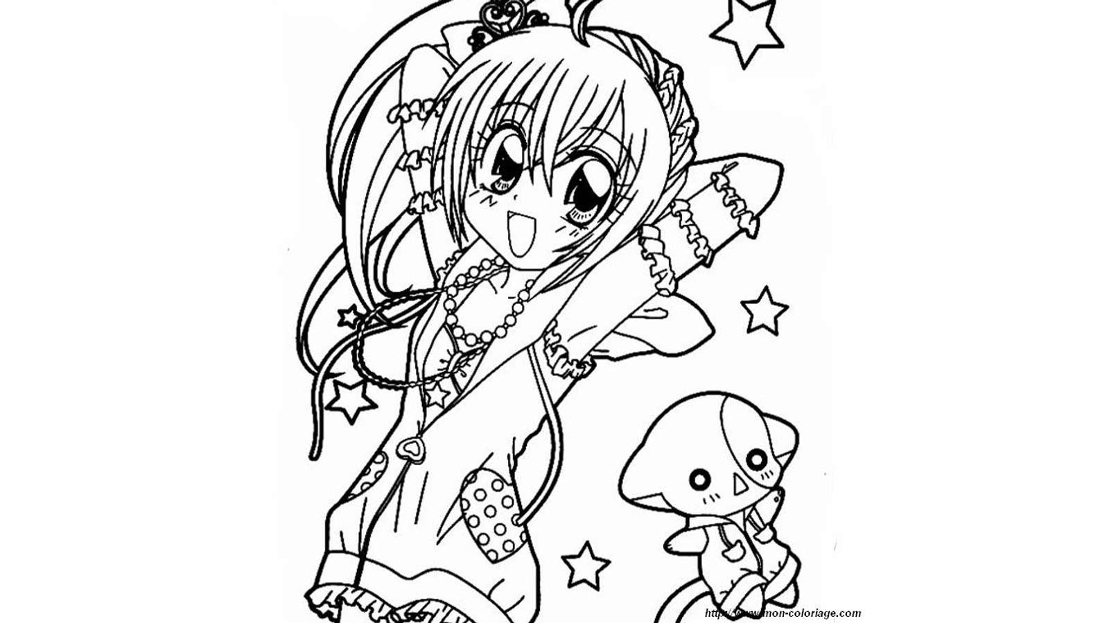 Dibujo de Mermaid Melody: Pichi Pichi Pitch para colorear y pintar #16628