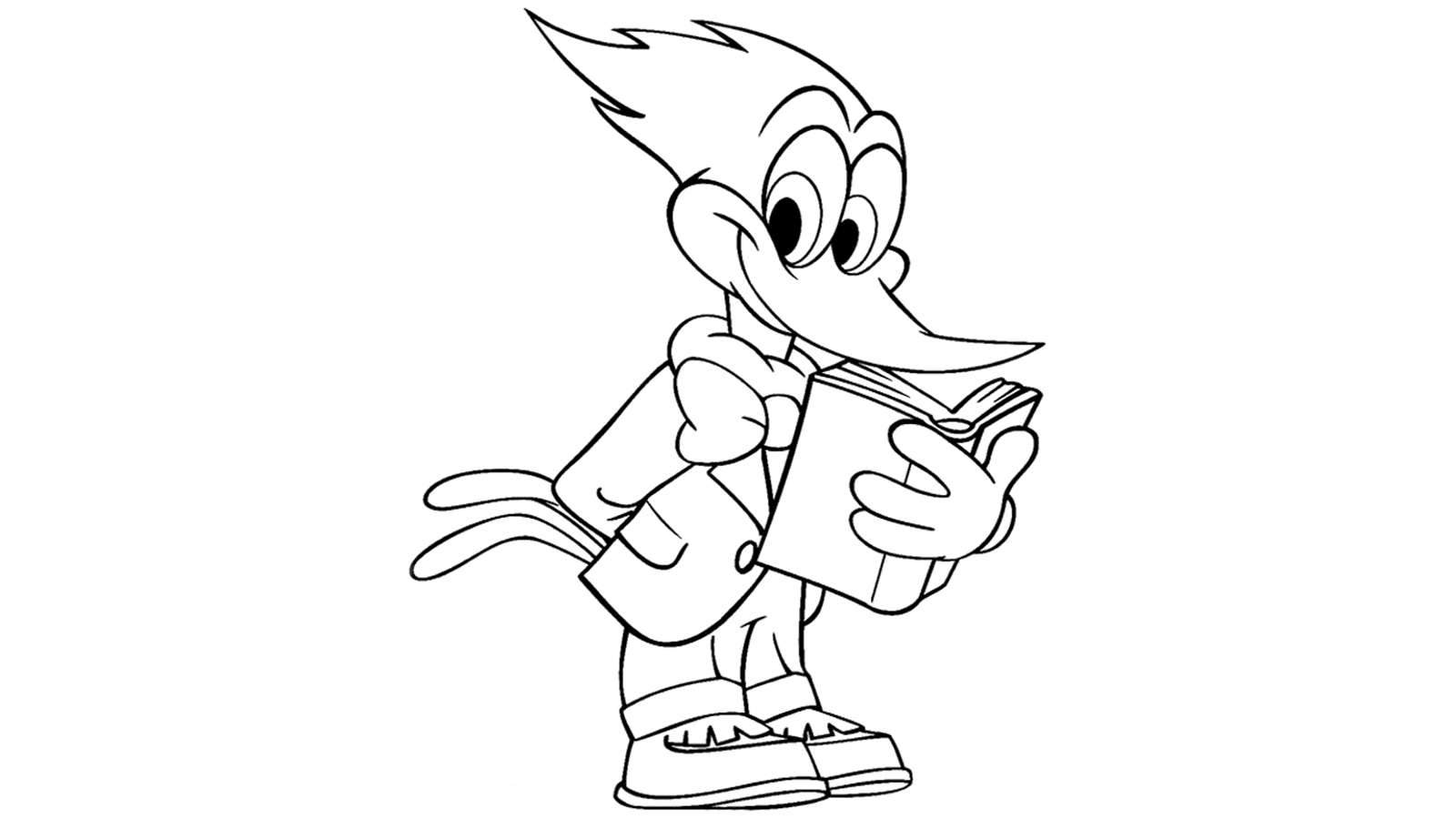 Dibujo de El Pájaro Loco para colorear y pintar #20654 dibujo-de-el-p-jaro-loco-para-colorear-y-pintar-20654