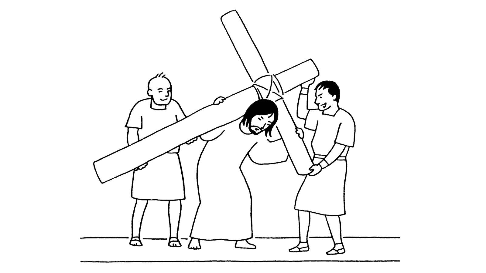 Dibujo de Viernes Santo para colorear y pintar #26068