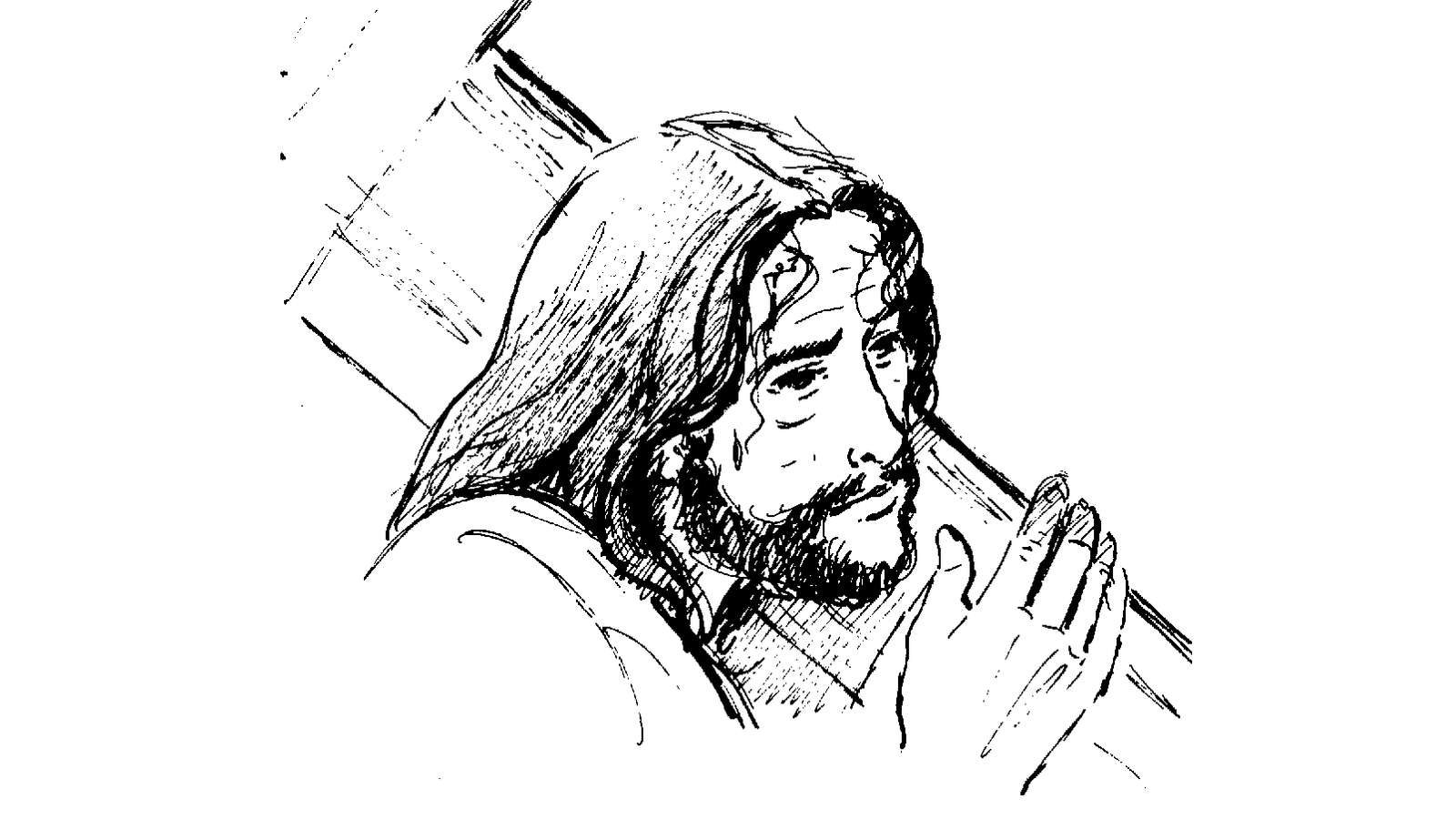 Dibujo de Viernes Santo para colorear y pintar #26079