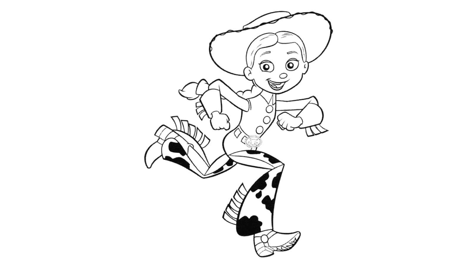 Dibujos Para Colorear De Jessie De Toy Story Para Imprimir