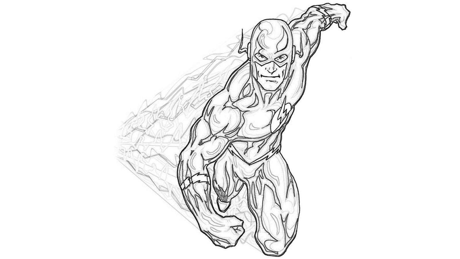 Dibujo De Flash Para Colorear Y Pintar 47124 dibujo-de-flash-para-colorear-y-pintar-47124