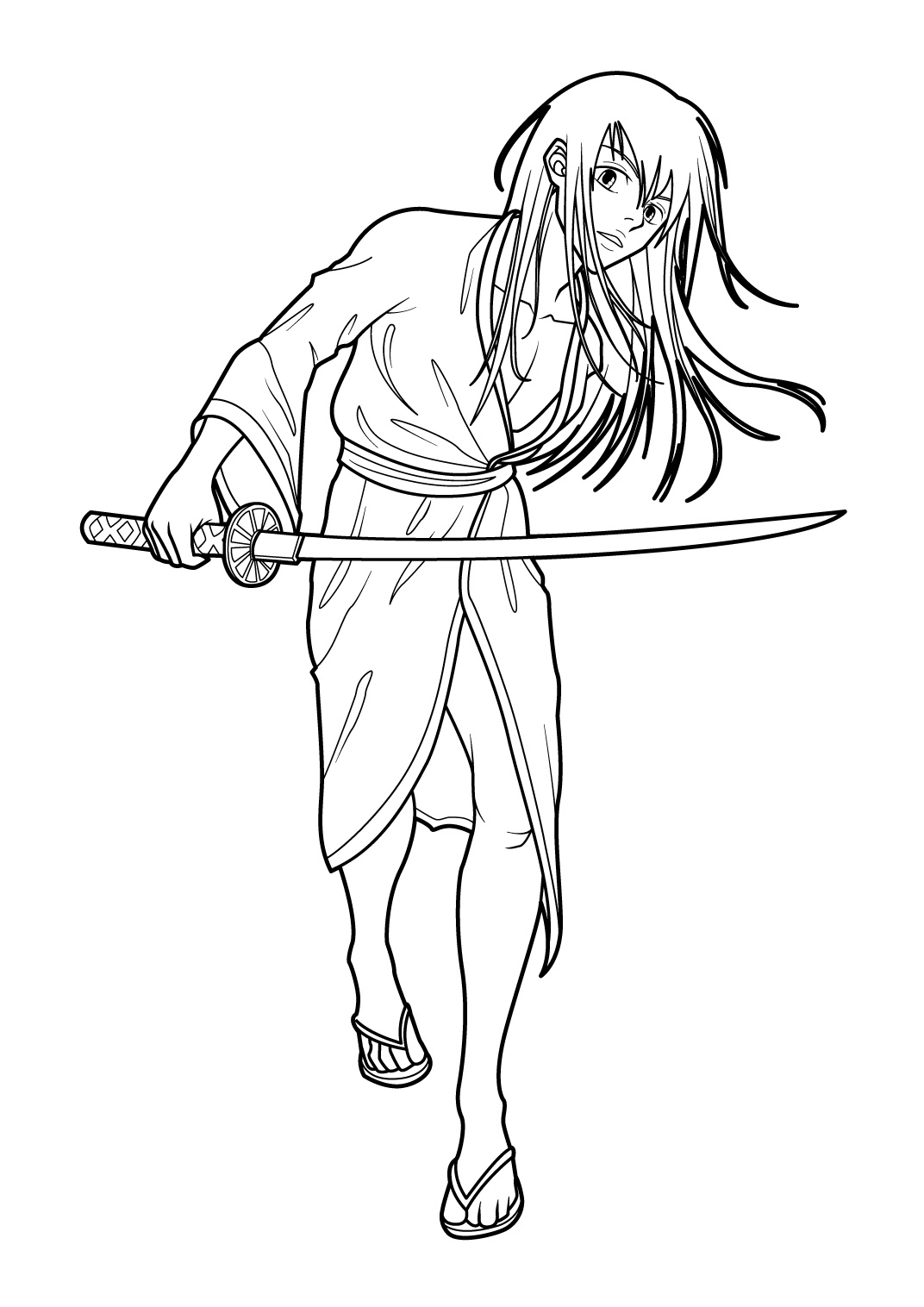 Dibujo de Mangas para colorear y pintar #16299