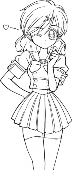 Dibujo de Mermaid Melody: Pichi Pichi Pitch para colorear y pintar #16616