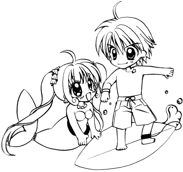 Dibujo de Mermaid Melody: Pichi Pichi Pitch para colorear y pintar #16618