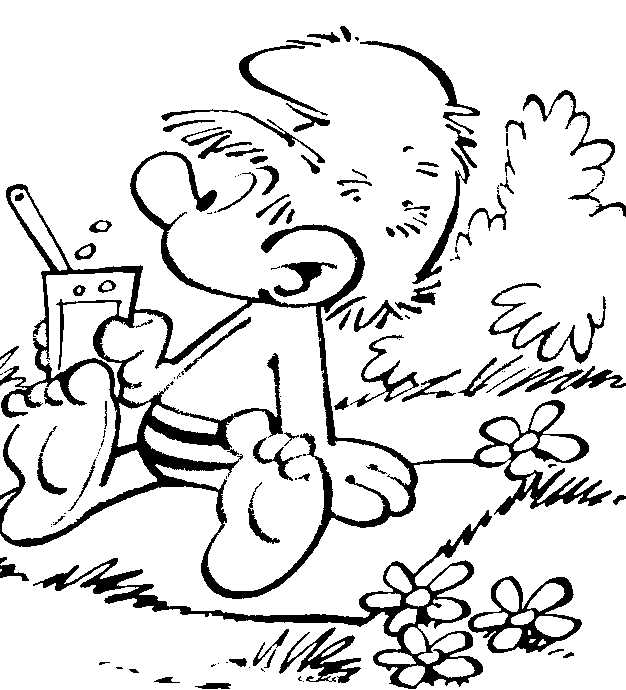 Dibujo de Los Pitufos para colorear