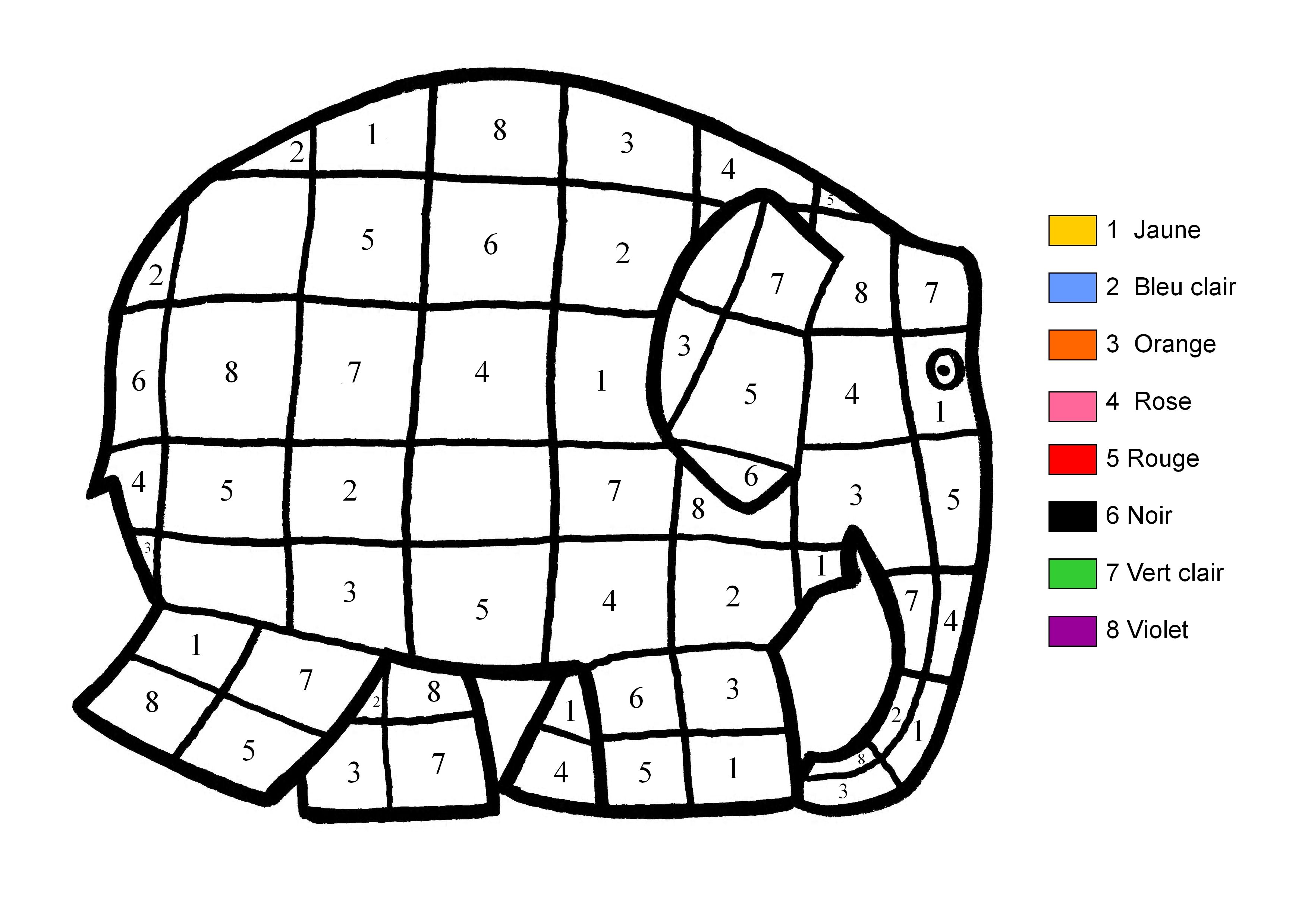 Colorear por números #23037