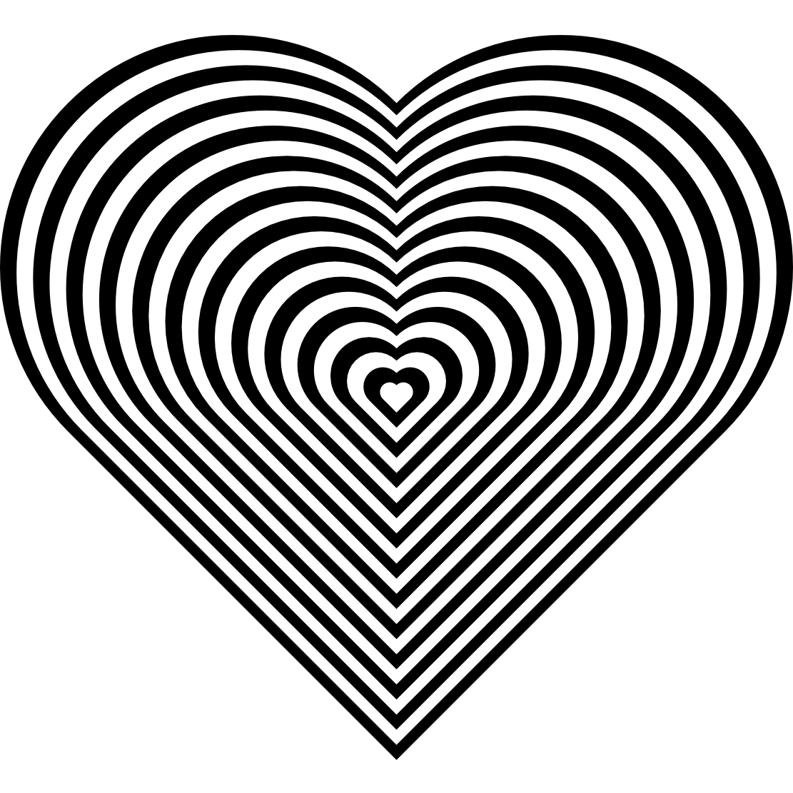 Mandalas Corazón #26323