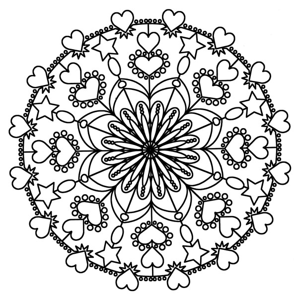 Mandalas Corazón #26327