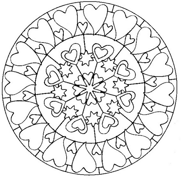 Mandalas Corazón #26328