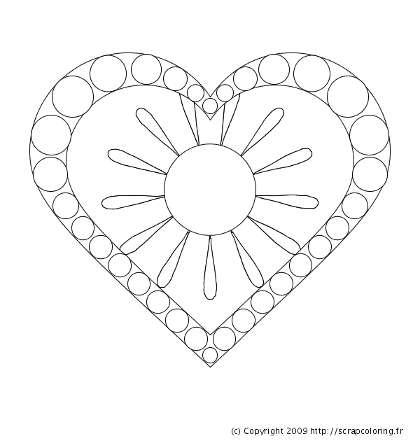 Mandalas Corazón #26329