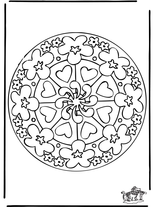 Mandalas Corazón #26335