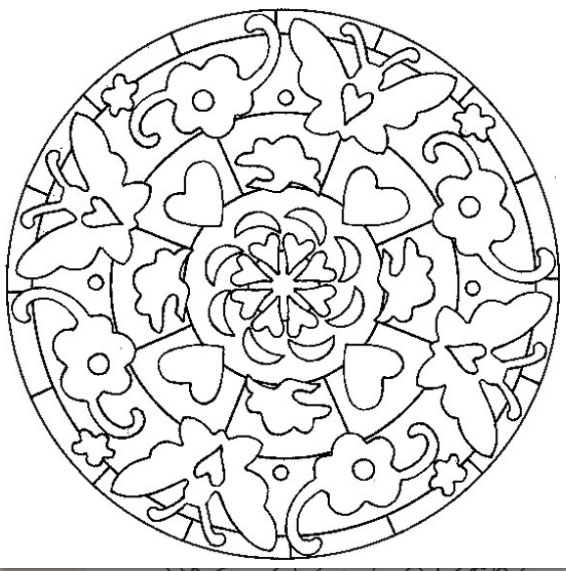 Mandalas Corazón #26345