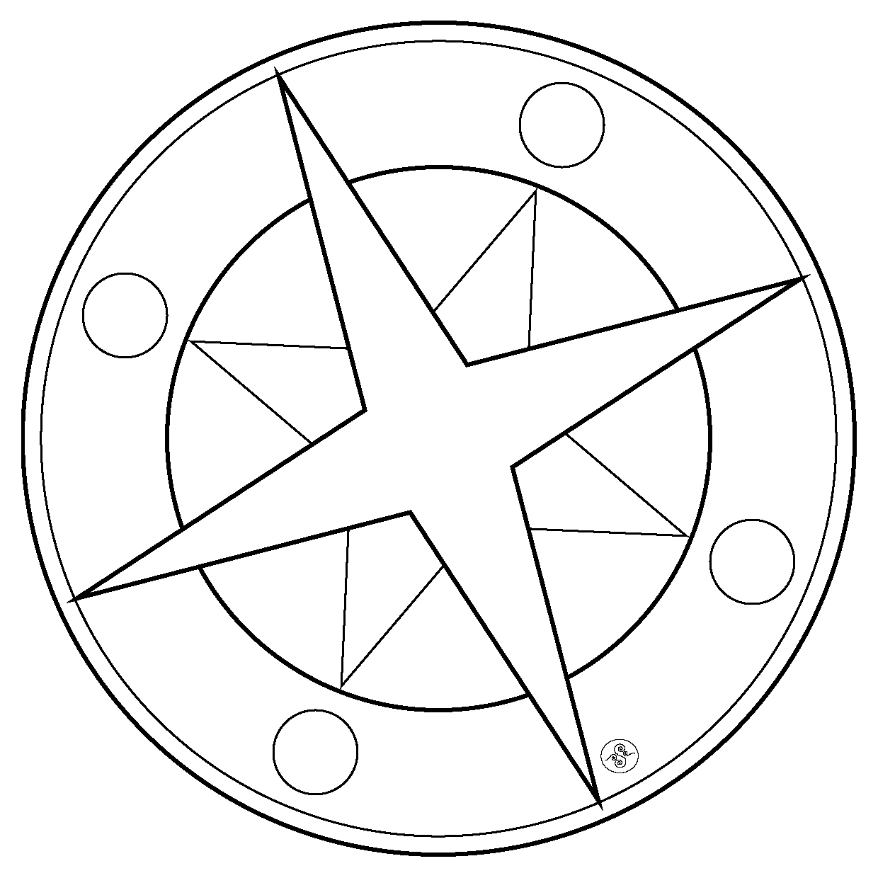 Mandalas Estrella #26349