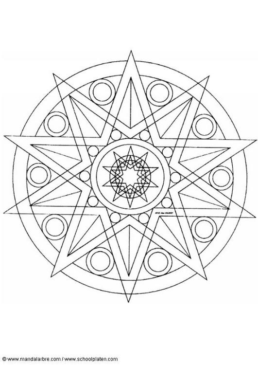 Mandalas Estrella #26350