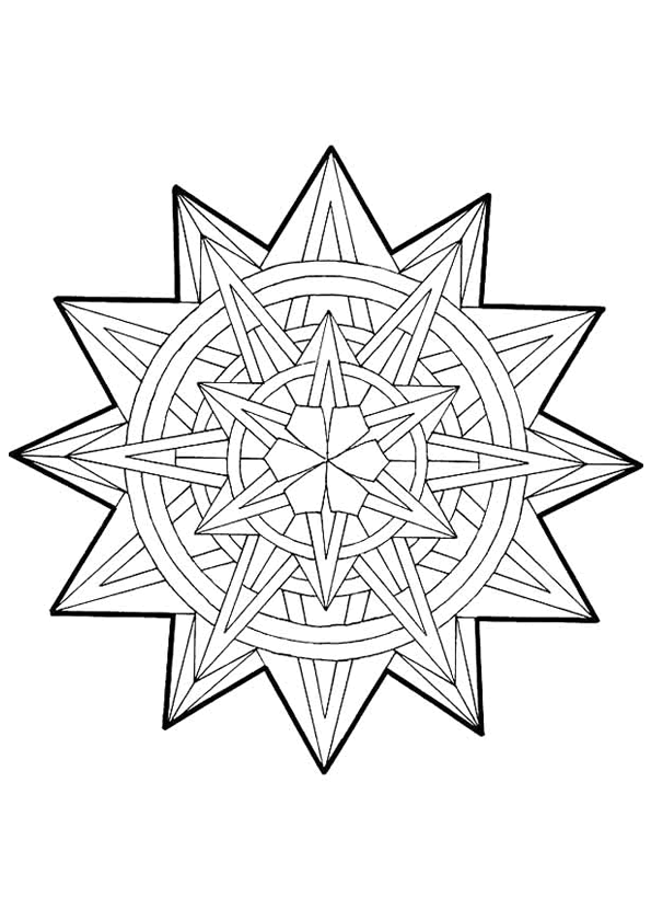Mandalas Estrella #26355
