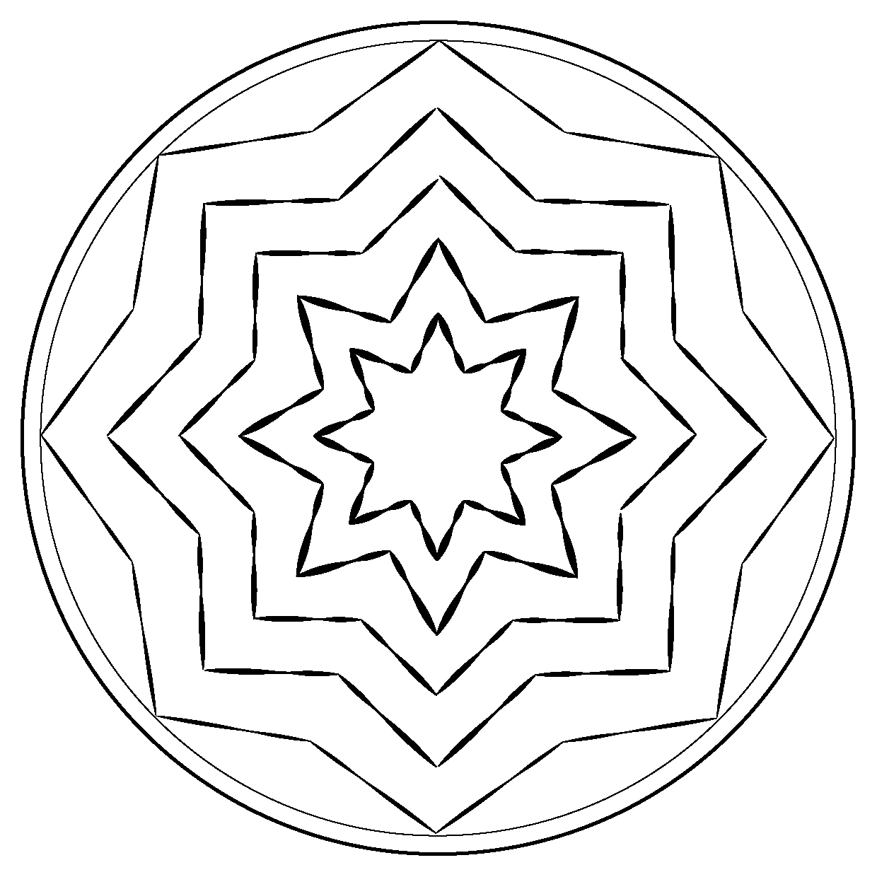 Mandalas Estrella #26360