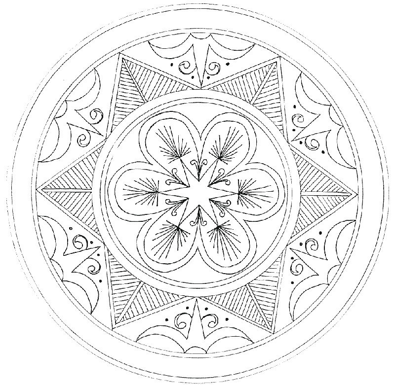 Mandalas Estrella #26365