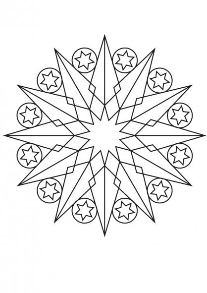 Mandalas Estrella #26370