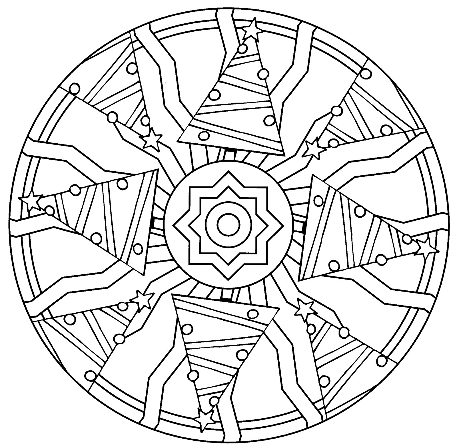 Mandalas Estrella #26380