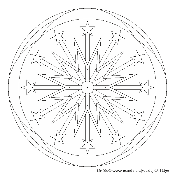 Mandalas Estrella #26385