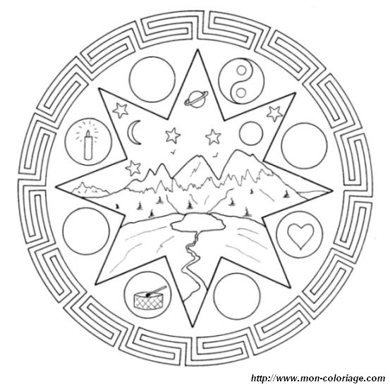 Mandalas Estrella #26390