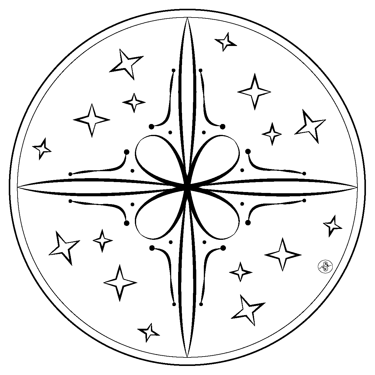 Mandalas Estrella #26392