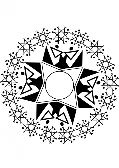 Mandalas Estrella #26393