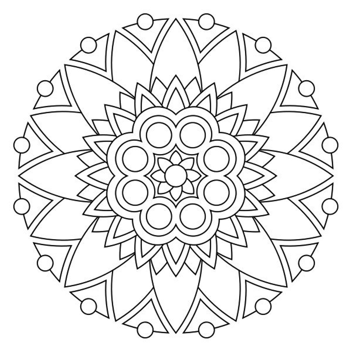 Mandalas Flores #26394