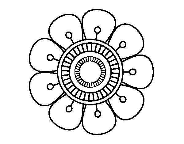Mandalas Flores #26401