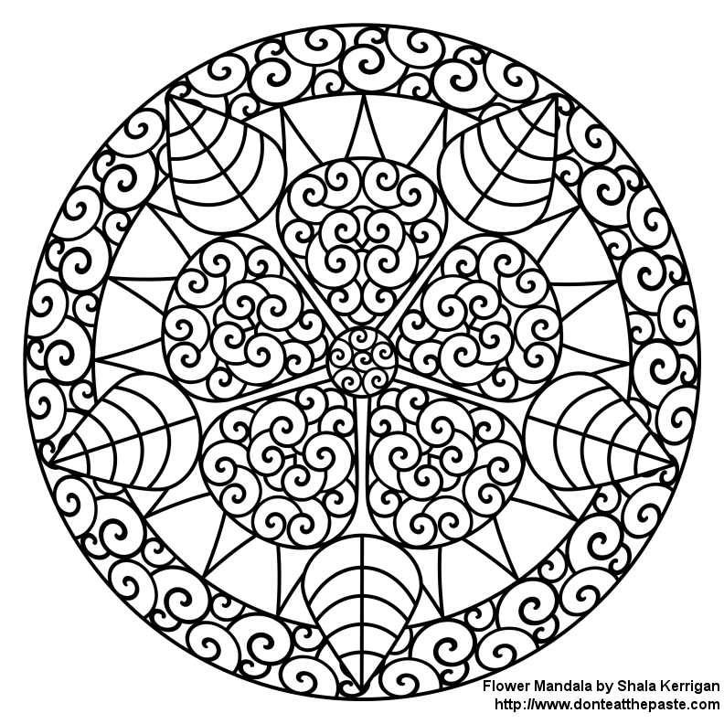 Mandalas Flores #26410