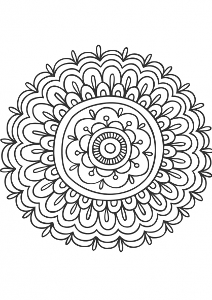 Mandalas Flores #26411