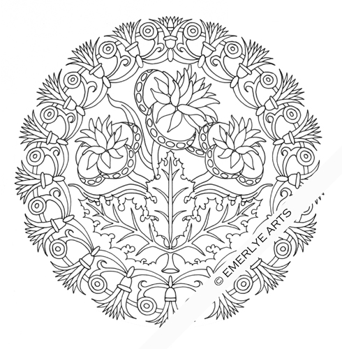 Mandalas Flores #26417