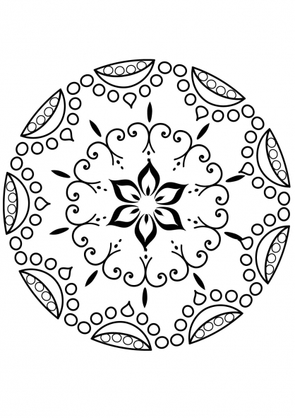 Mandalas Flores #26427