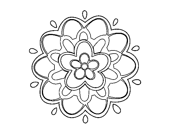 Mandalas Flores #26428