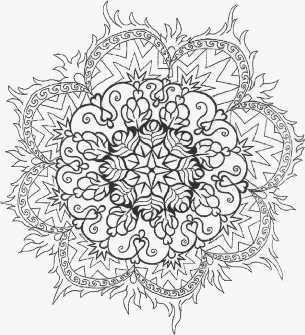 Mandalas Flores #26429