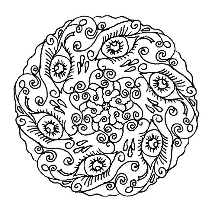 Mandalas Flores #26433