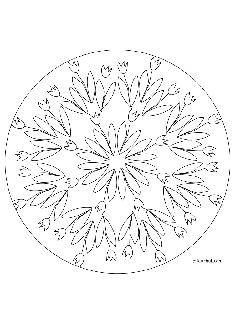 Mandalas Flores #26436