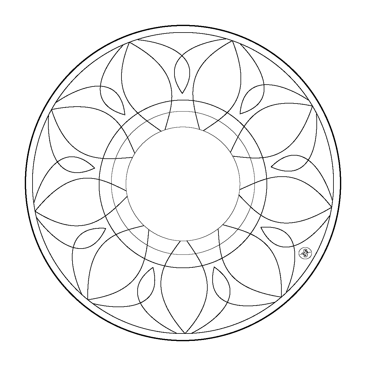 Mandalas Flores #26437