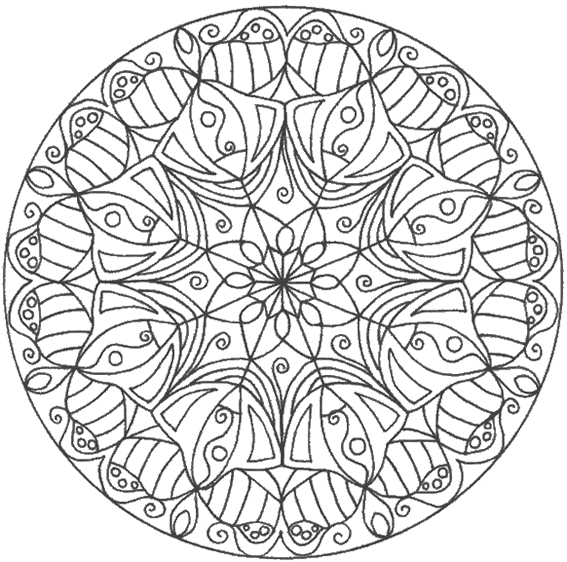 Mandalas Flores #26438