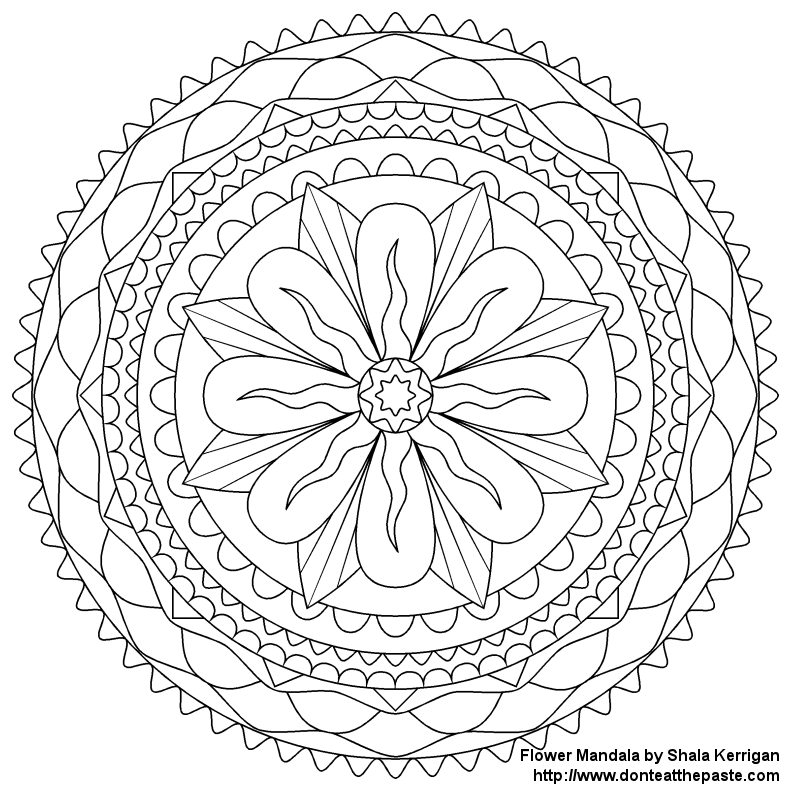 Mandalas Flores #26440
