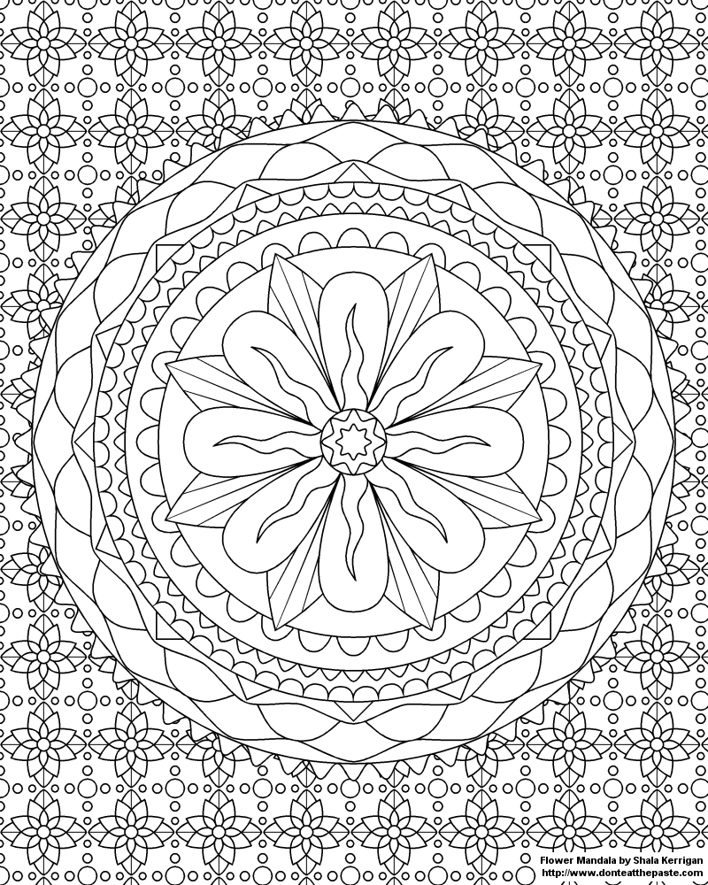 Mandalas Flores #26441