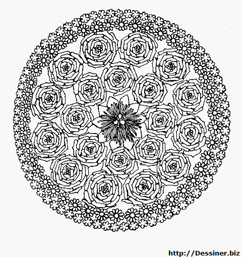 Mandalas Flores #26455