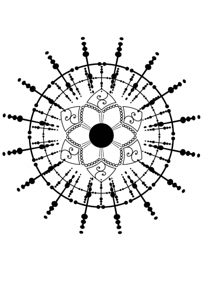 Mandalas Flores #26457