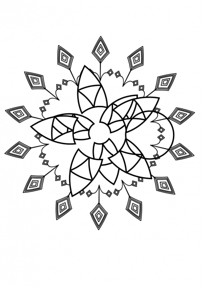 Mandalas Flores #26460